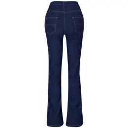 Ladies Bootleg Sierra Jeans Navy Back
